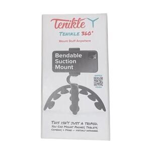 TEAL Tenikle 360 - Flexible Tripod, Bendable Suction Cup, Camera & Phone